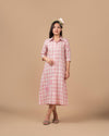 Sepia (Pink Checks)