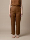 Brown Straight Pant