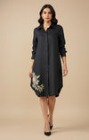 Black Vintage Shirt Dress
