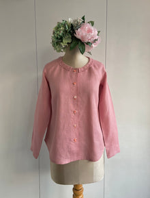  LINEN PINK SHIRT