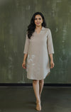 Button Down Sage Dress
