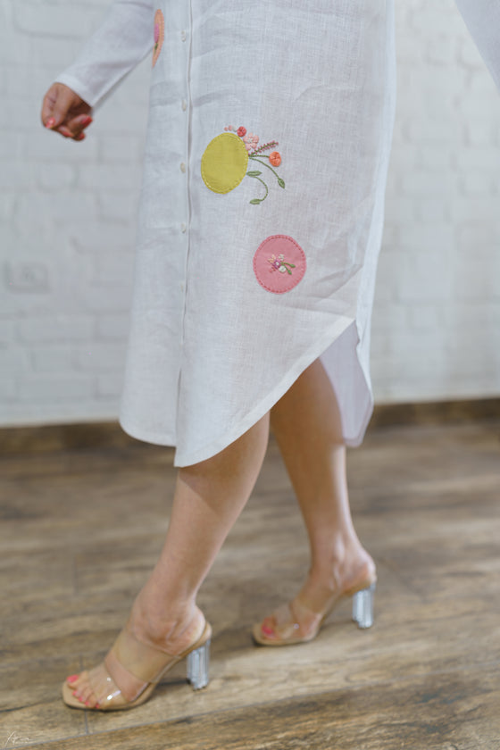 Circular Patch Dress