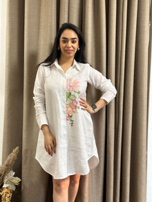  FLORAL GARDEN SHIRT DRESS